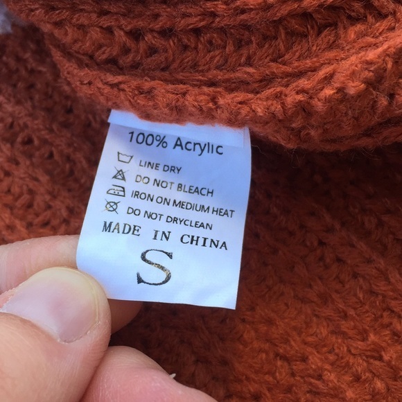 Colorblock Acrylic Sweater, Size Small - Picture 10 of 13